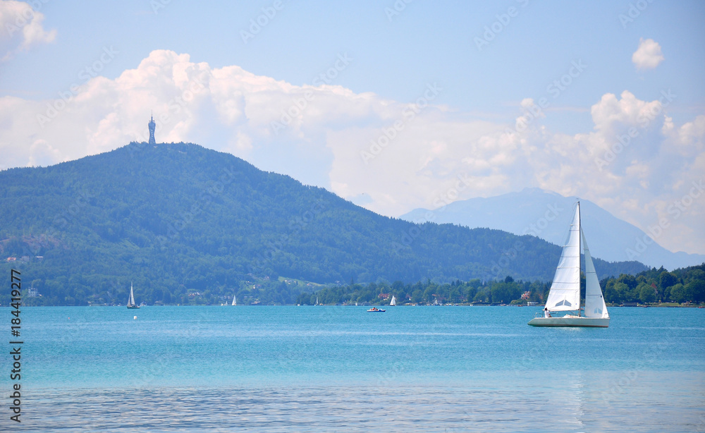 Naklejka premium Wörthersee, Österreich