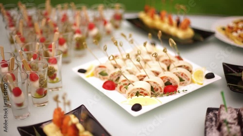 Delicacies, appetizers, desserts at the Banquet. Buffet, catering service. On-site restaurant-5 photo