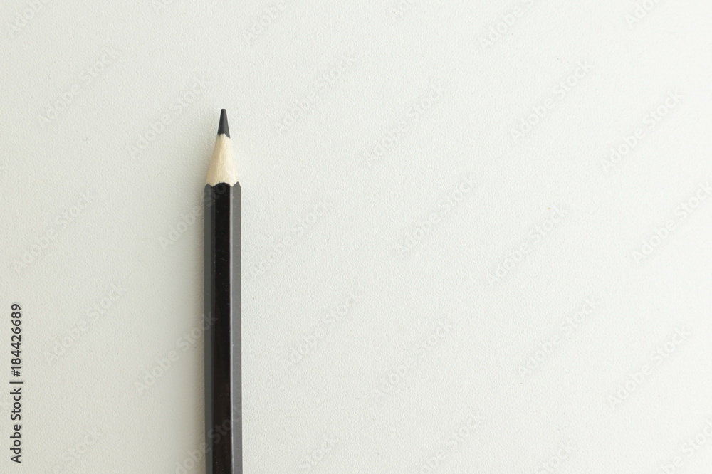 Colour pencils isolated on white background close up Colour pencils isolated on white background close up