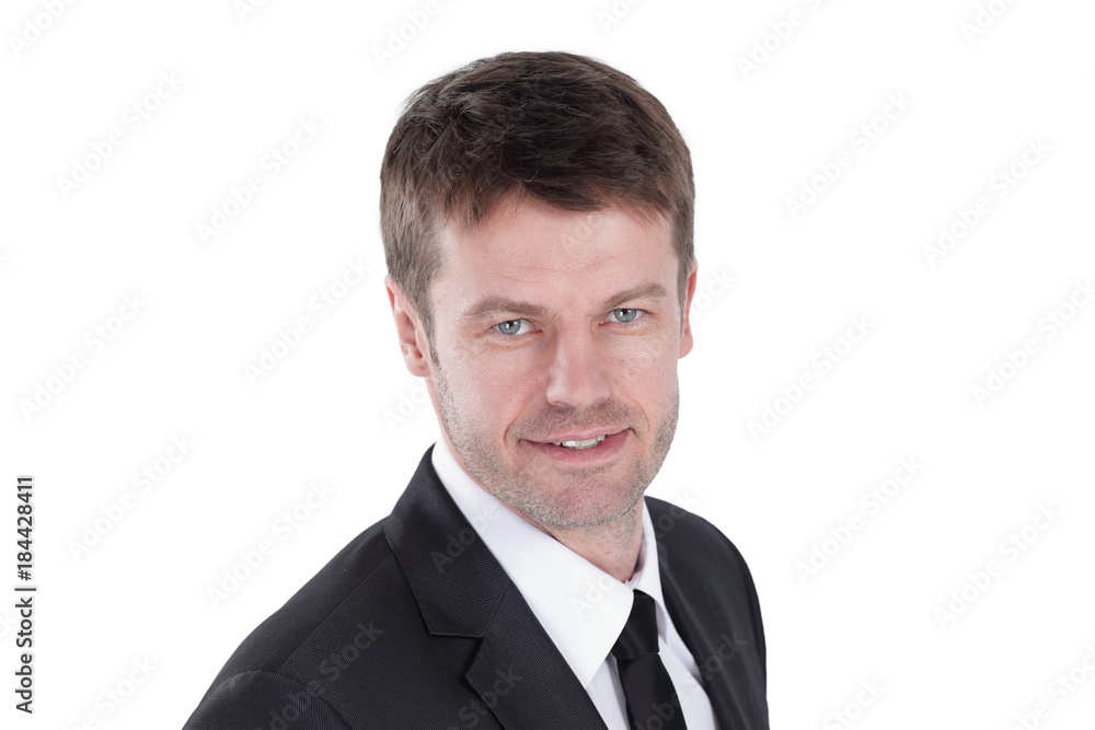 closeup .portrait of a young businessman closeup .portrait of a young businessman
