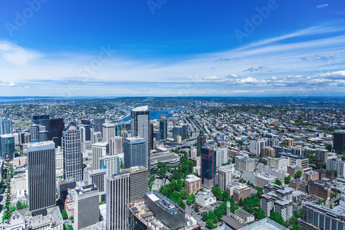 Downtown Seattle Washington from Above