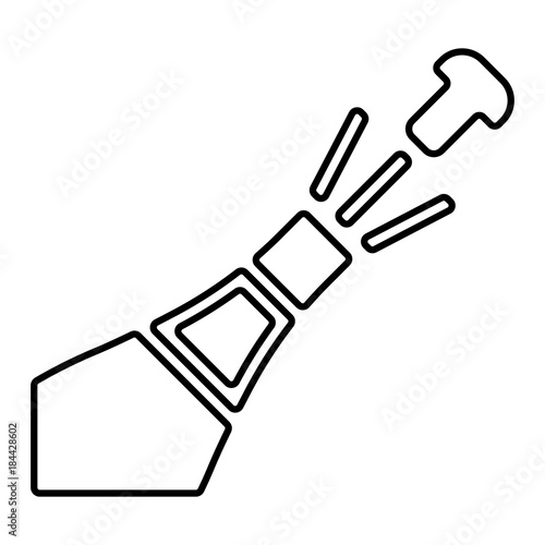 Silvester Icon - Champagnerflasche 