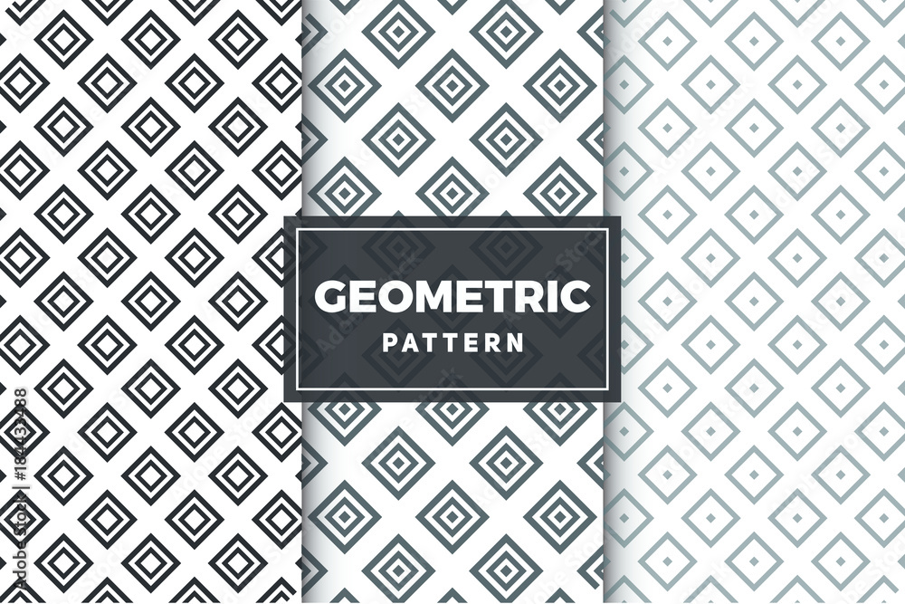 Geometric vector patterns Geometric vector patterns