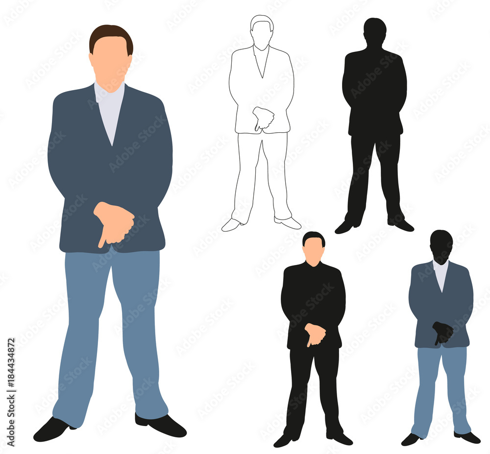 isolated silhouette man standing isolated silhouette man standing