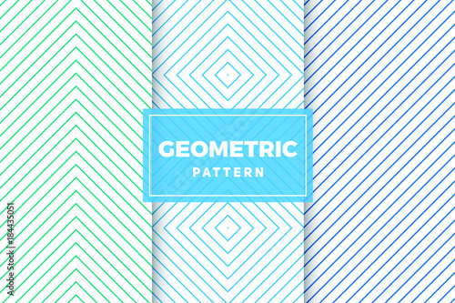 Geometric vector patterns
