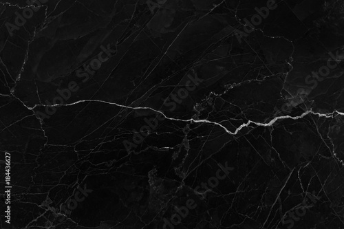 Black marble natural pattern for background, abstract natural marble black and white © prapann