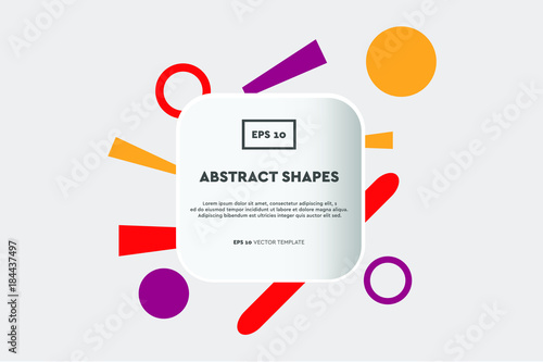 Abstarct vector shapes