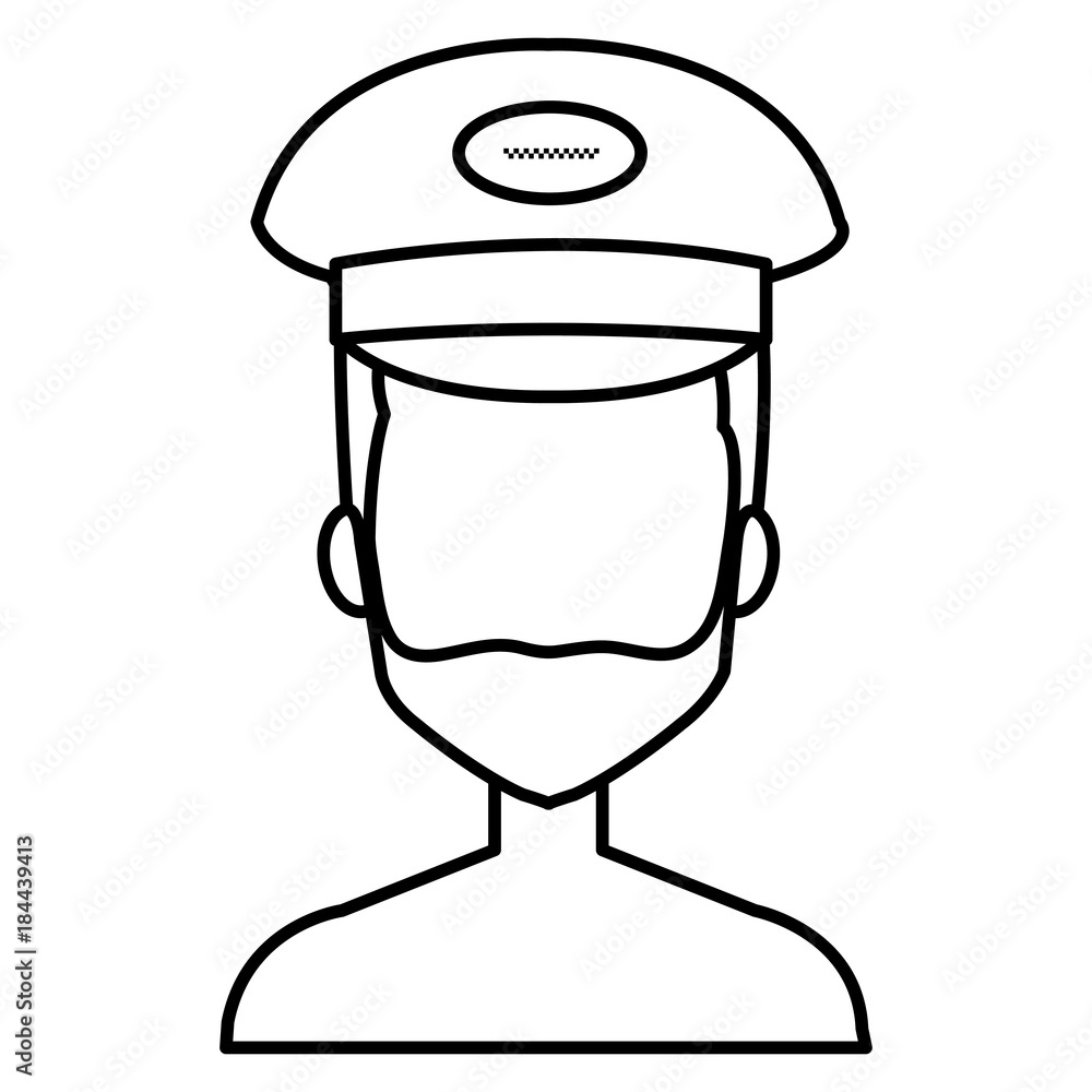taxi driver shirtless with hat vector illustration design taxi driver shirtless with hat vector illustration design