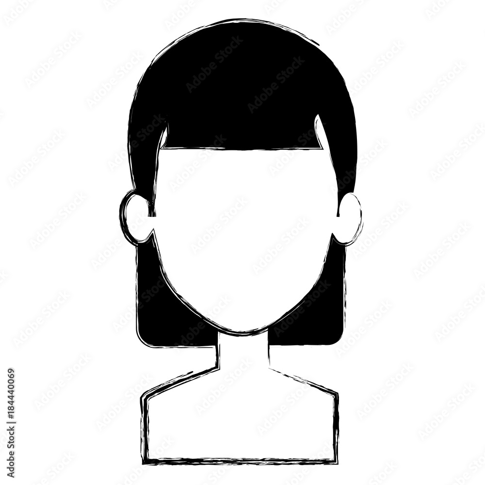 beautiful and young woman shirtless character vector illustration design beautiful and young woman shirtless character vector illustration design