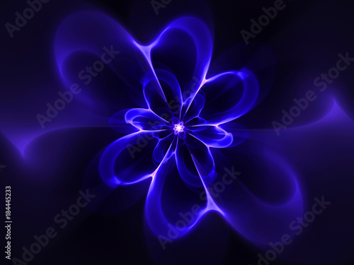 abstract flower fractal shape