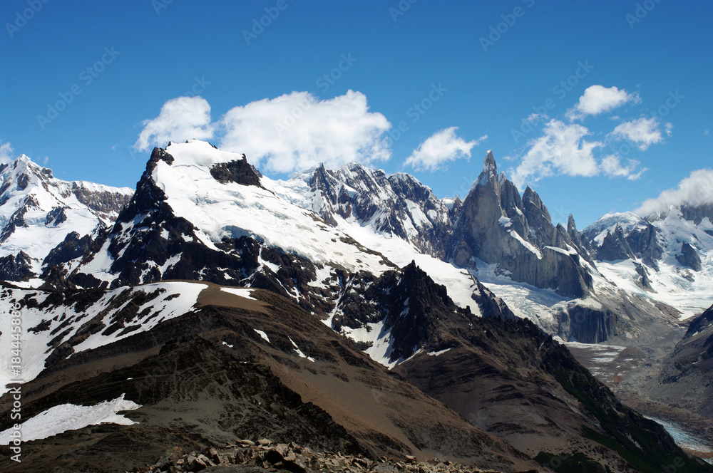 Fototapeta premium Panorama sur la Cordillère des Andes argentine - 3