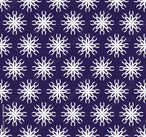 geometric pattern in white on an ultra - violet background