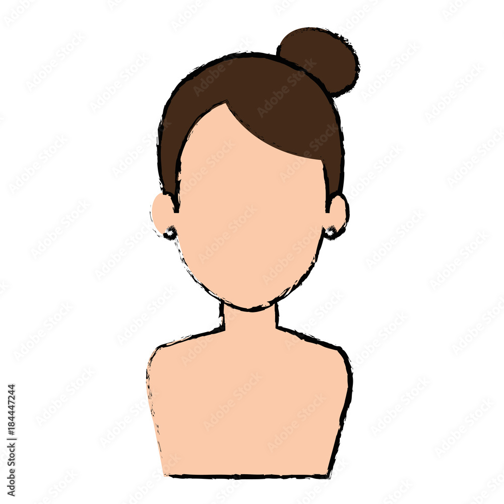beautiful and young woman shirtless character beautiful and young woman shirtless character