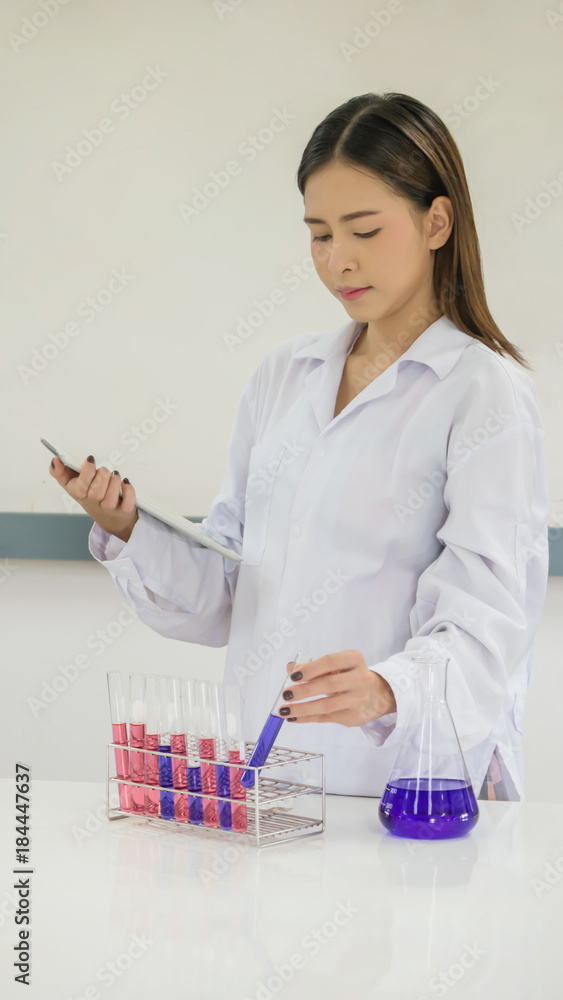 Scientist working at laboratory Scientist working at laboratory