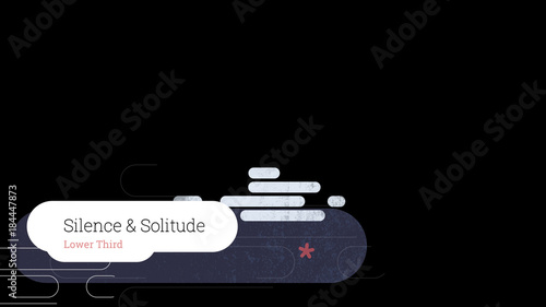 Visual Trends: Silence & Solitude Lower Third