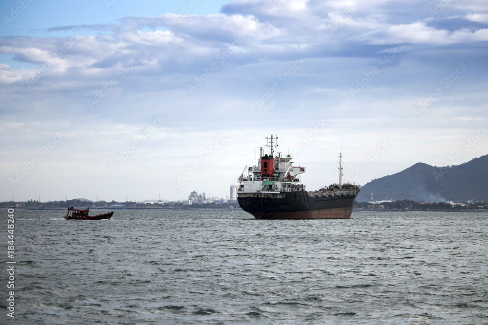 Cargo Ship ,Bulk Carrier,Oil Bulk Ore (O.B.O) Ships at the sea