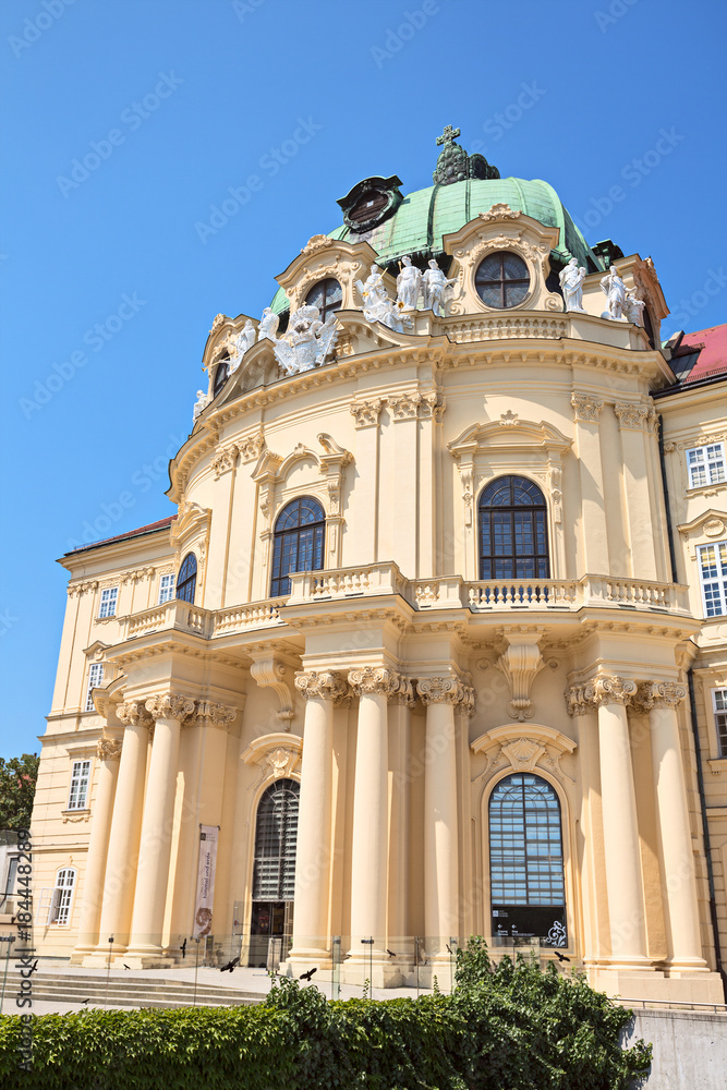 Klosterneuburg Monastery is a twelfth-century Augustinian monastery of the Roman Catholic Church located in the town of Klosterneuburg in Lower Austria. Vertical composition