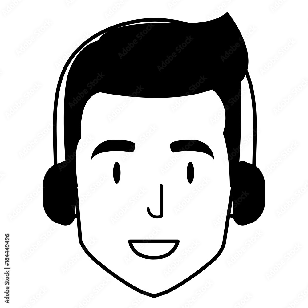 call center agent head avatar character call center agent head avatar character