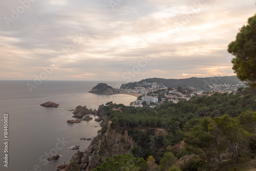 Sunrise in the village of Tossa de Mar, Costa brava