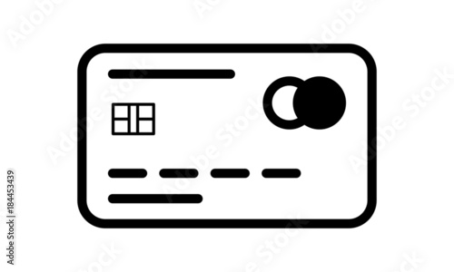 Debit / Credit Card Icon. 