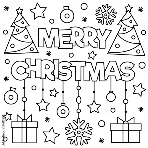 Coloring page. Vector illustration.