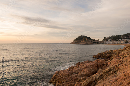 Sunrise in the village of Tossa de Mar, Costa brava