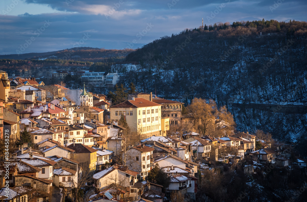 Veliko Tarnovo , Bulgaria in the winter 