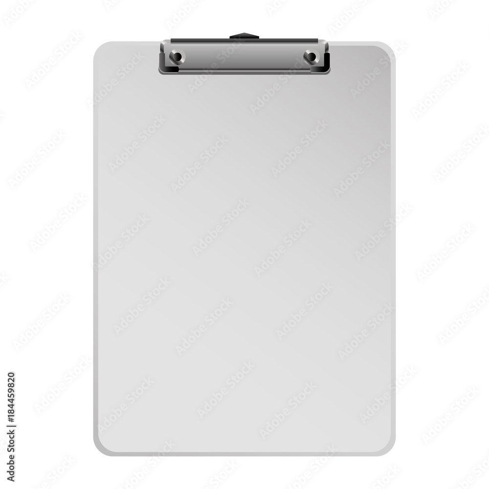 office clipboard clip stationery element blank icon vector illustration office clipboard clip stationery element blank icon vector illustration