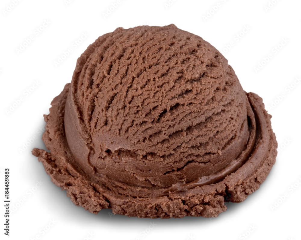 Chocolate Ice Cream Scoop Chocolate Ice Cream Scoop