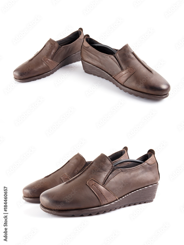 Group of Shoes on isolated background, comfortable footwear. Group of Shoes on isolated background, comfortable footwear.
