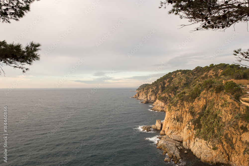 The village of Tossa de Mar on the Costa Brava The village of Tossa de Mar on the Costa Brava