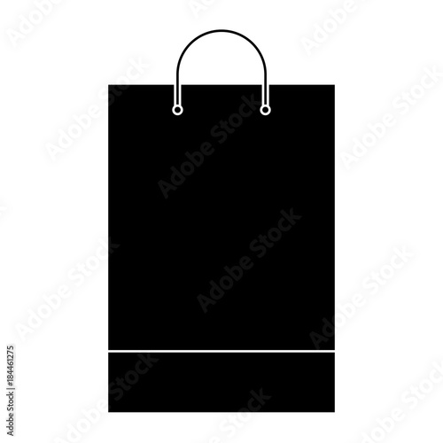 shopping bag template sample business stationery blank vector illustration pictogram