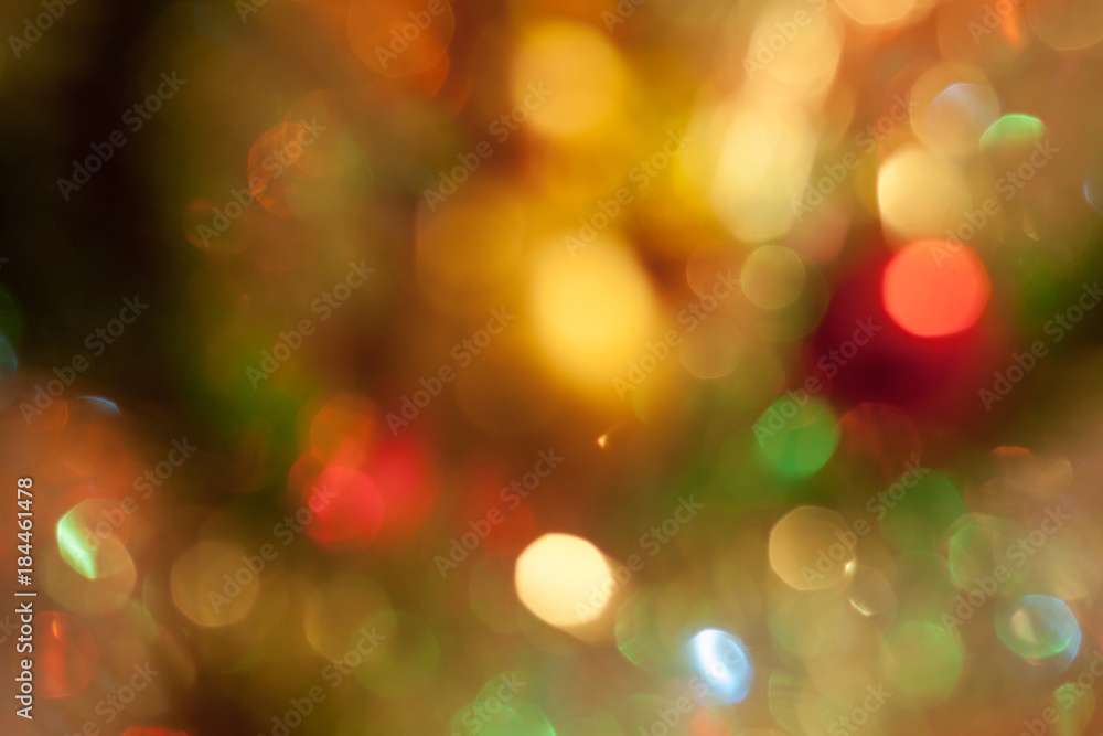Christmas tree with blur effect. Christmas tree with blur effect.