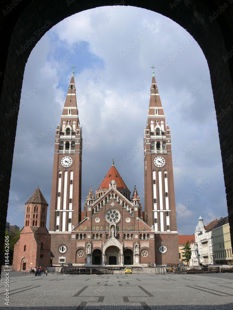Fototapeta premium Cathedral in Szeged, south of Hungary