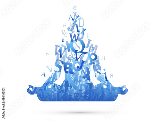 meditazione, lettere, parole,
