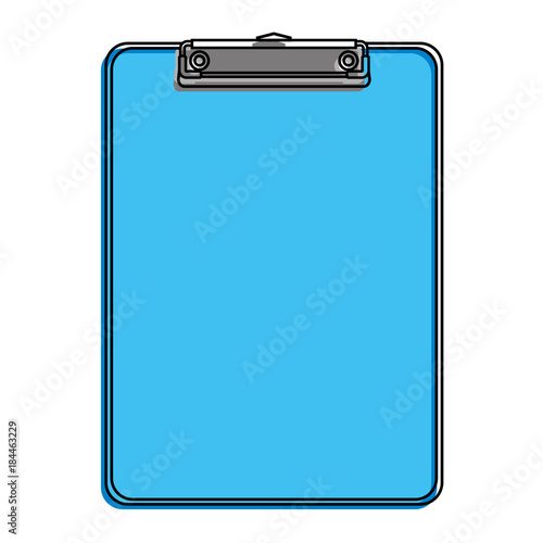 Free Download office clipboard clip stationery element blank icon vector illustration - GFXLoad