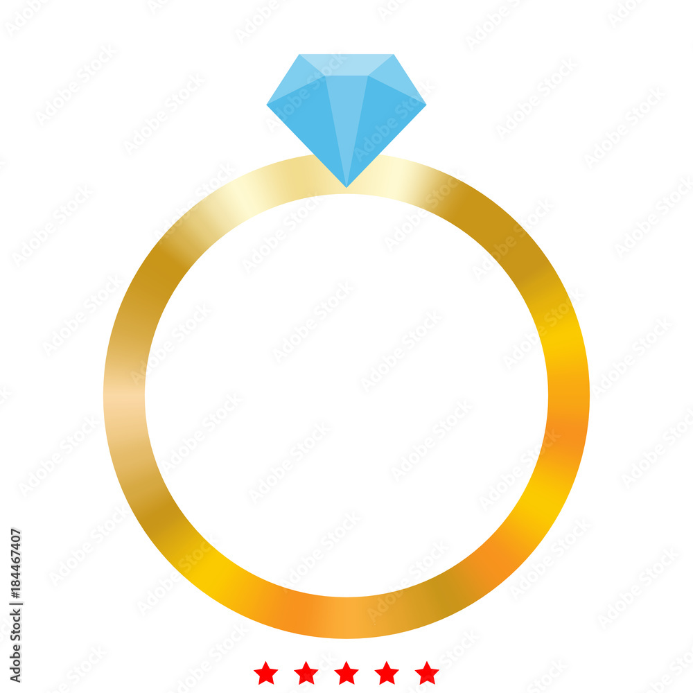 Ring icon . Different color . Ring icon . Different color .
