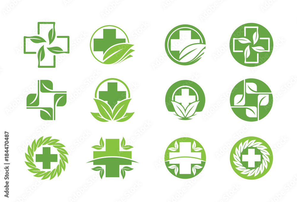 Vector of Medical logo or icon set Vector of Medical logo or icon set