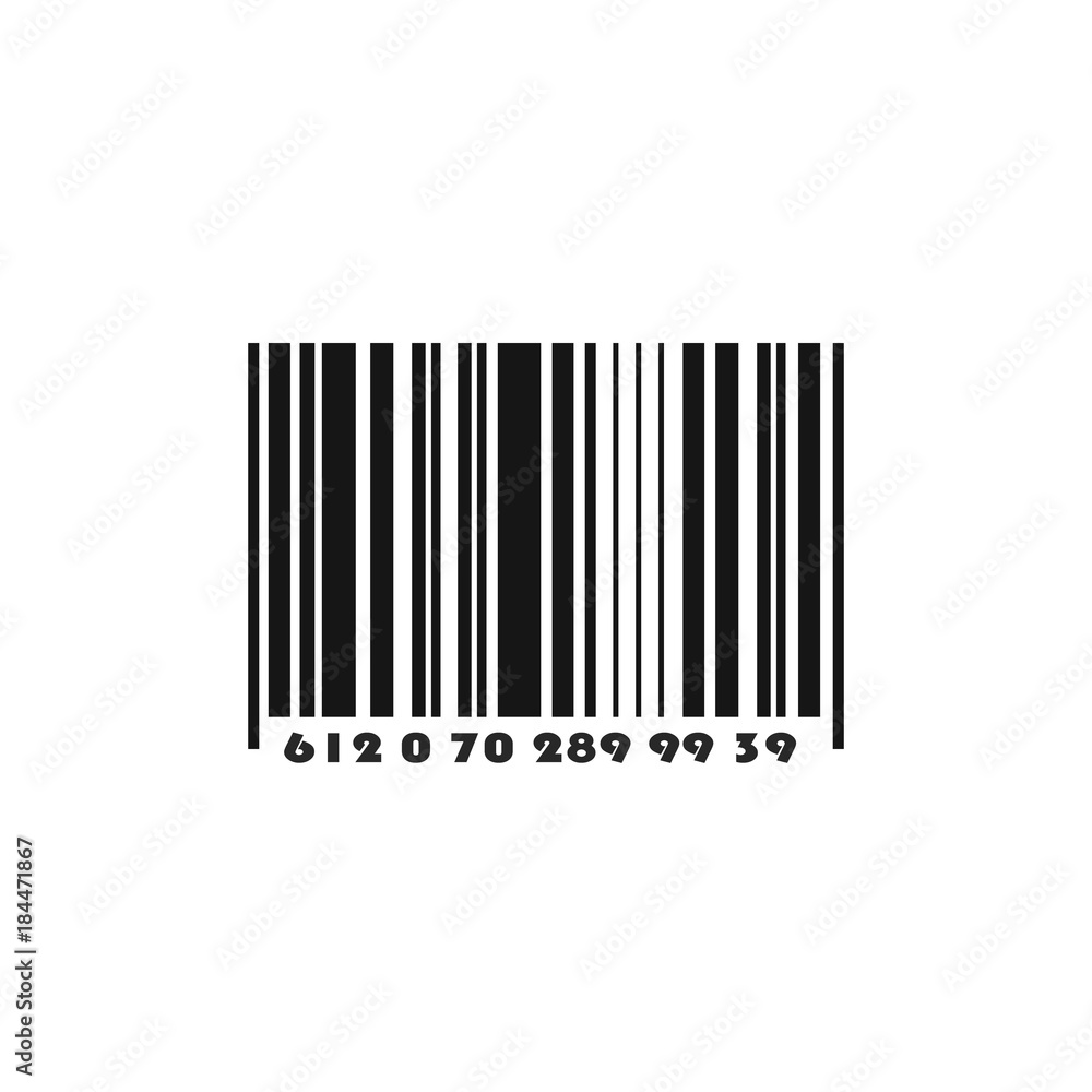 Bar code icon isolated on background. Modern flat pictogram, business, marketing, internet concept. Trendy Simple vector symbol for web site design or button to mobile app. Logo illustration Bar code icon isolated on background. Modern flat pictogram, business, marketing, internet concept. Trendy Simple vector symbol for web site design or button to mobile app. Logo illustration
