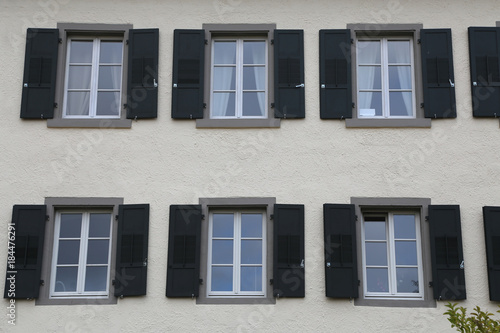 Windows in a high-rise building