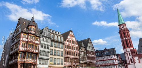 historic roemer buildings frankfurt germany
