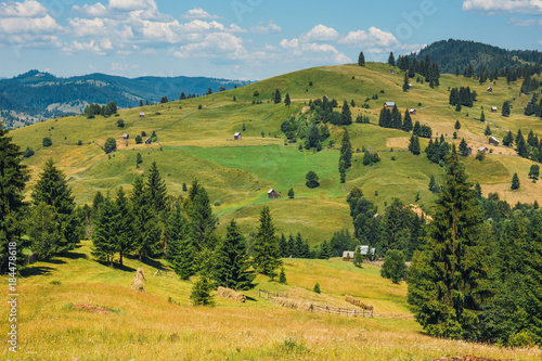 Landscape of Apuseni Mountains in Romania, Europe