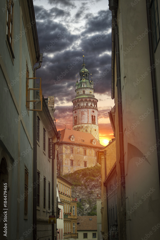 Naklejka premium Cesky Krumlov
