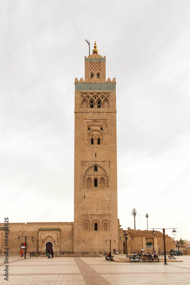 Fototapeta premium Koutoubia Mosque in Marrakech, Morocco 