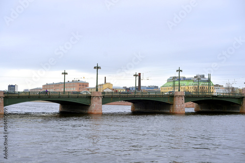 Sampsonievsky bridge in St.Petersburg.