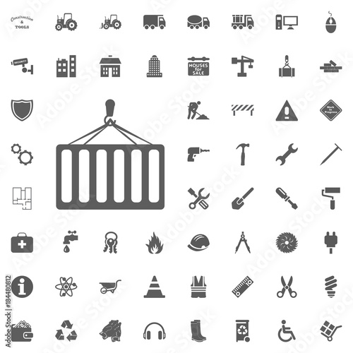 construction bulk, jenny icon. Construction and Tools vector icons set