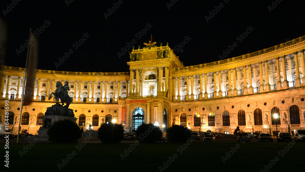 Vienna in day and night