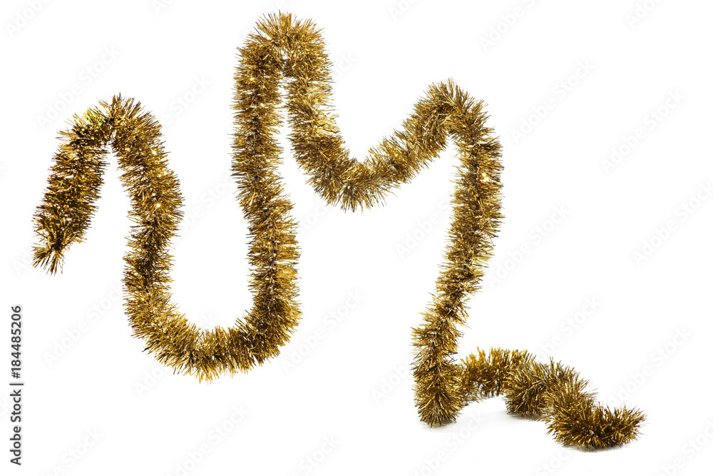 Christmas garland. Isolated photo. Christmas garland. Isolated photo.