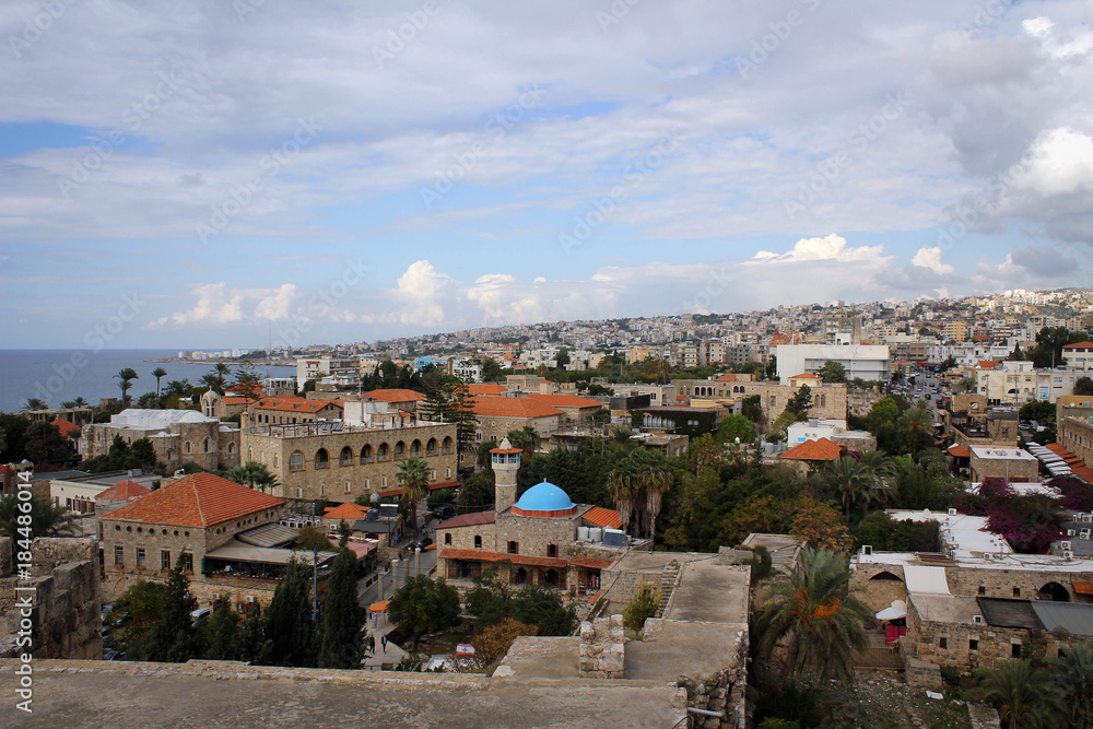 Old town of Byblos panorama, Lebanon