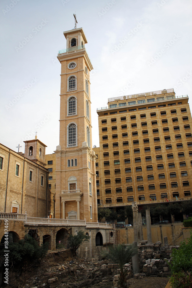 Saint Georges Maronite Cathedral in Beirut, Lebanon